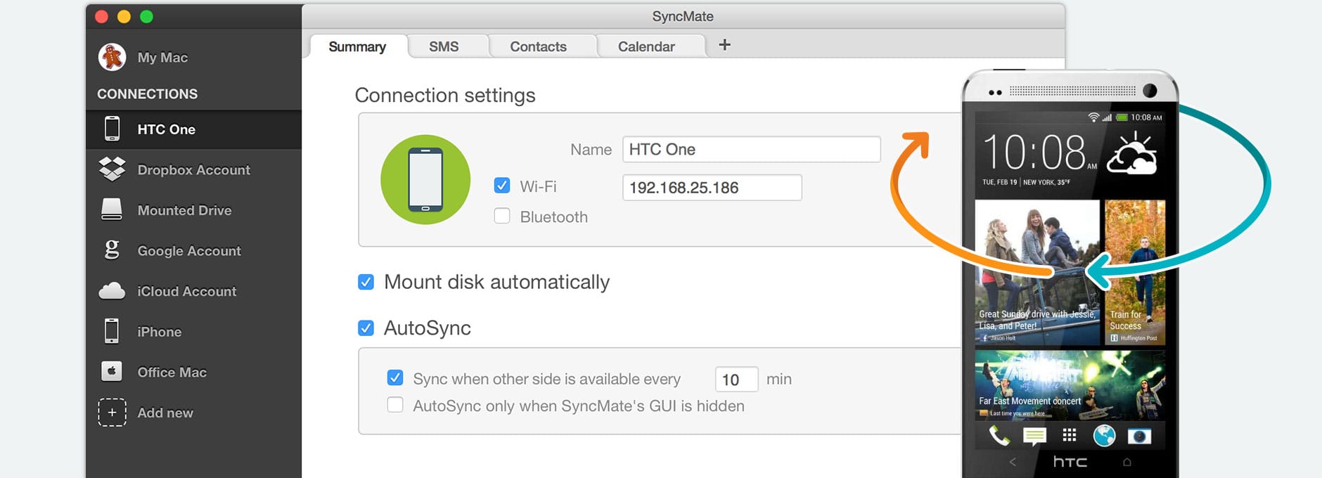 htc sync for mac